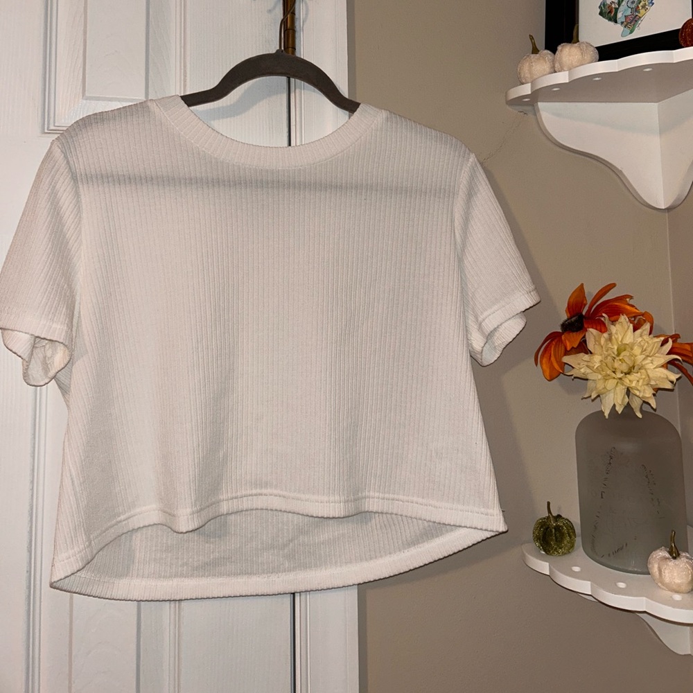 White T Shirt and Short Set
